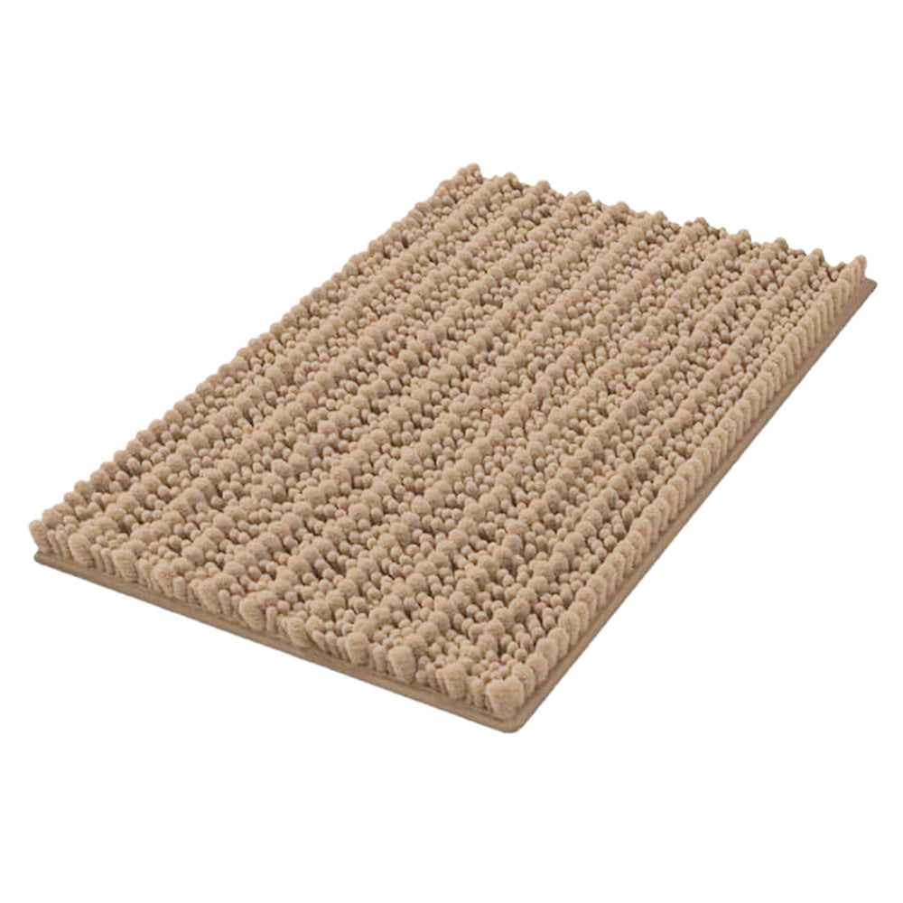 Chenille Fabric Bathroom Rugs Mat With Non Slip Rubber Backing Home Decor Accessories