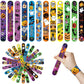 100Pcs Slap Bracelets Party Bracelet Gifts Birthday Decorations for School Holiday