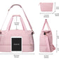 37L Women Fitness Travel Bag Waterproof Pocket USB Charging Carry On Overnight Bag
