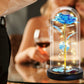 Eternal Rose Night Light in Glass Dome with LED
