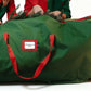 Handy Laundry Rolling Christmas Tree Storage Bag With Handle For Easy Transport-Green