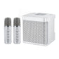 Wireless Bluetooth Speaker KTV Home Karaoke Singing Machine with Dual Microphones