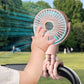 Portable Octopus Stroller Fan with Digital Display and 3 Speed Settings