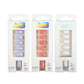 3Sets Reusable Solid Color Fake Nails Press On Manicure