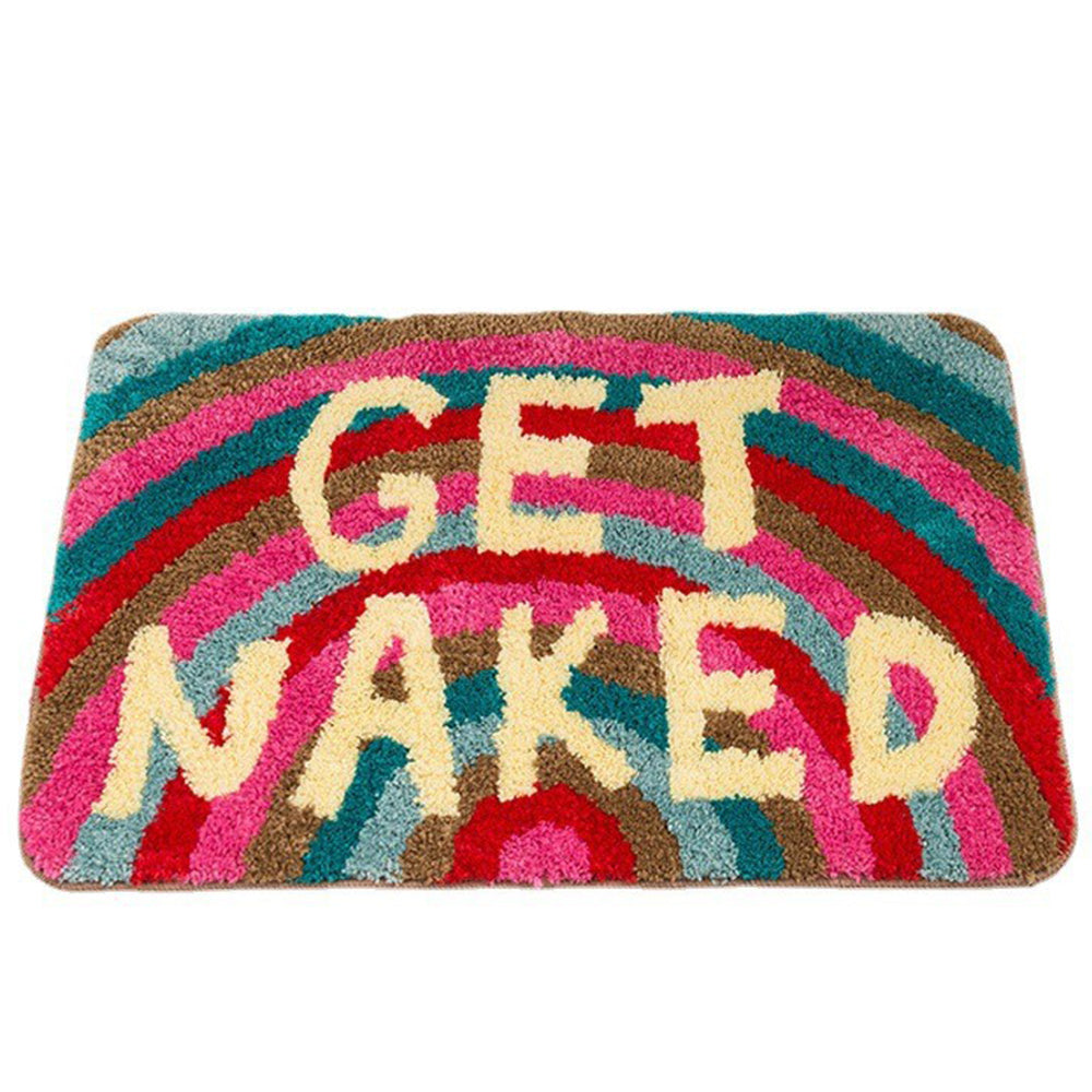 Anti-Slip Bathroom Doormat with Letters