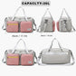 Sports Fitness Gym Bag with Shoes Compartment Duffle Bags