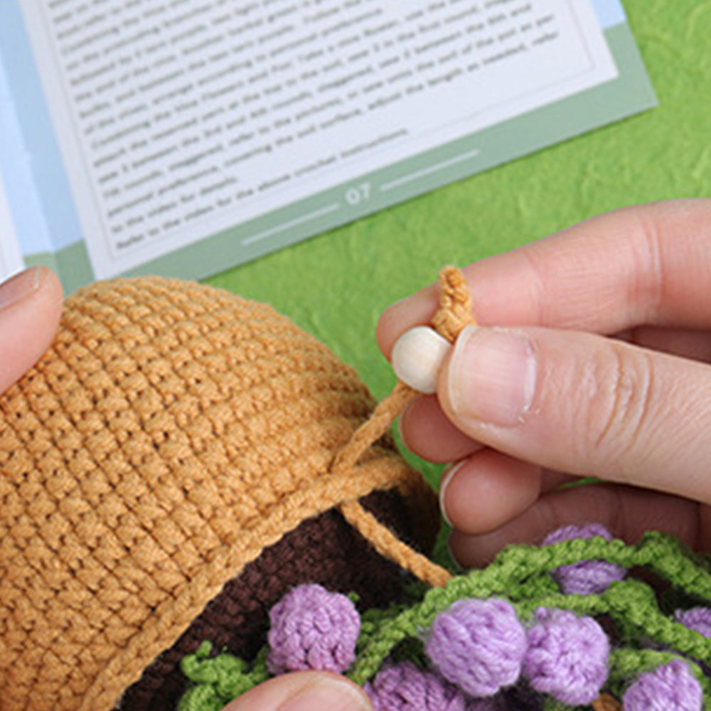 DIY Crochet Kit Crochet Hanging Plant Ornament