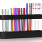 Straw Holder for Cabinet Door Reusable Straw Storage for Kitchen Cupboard