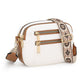 Women Shoulder Bag Cross Body Messenger Handbag with Wide Strap