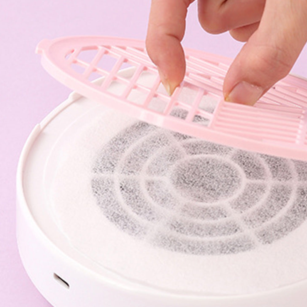 Mini Nail Dust Collector Lightweight Electric Manicure Vacuum for Home DIY and Salon Use