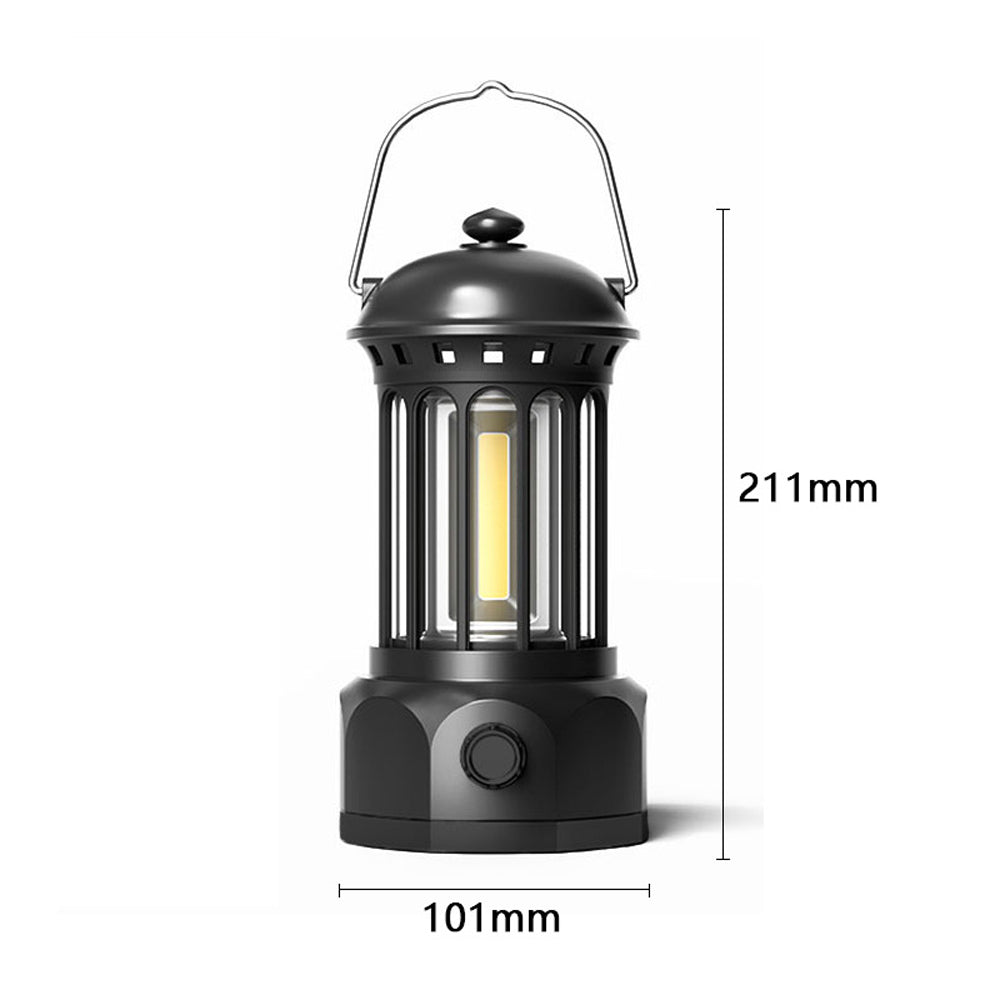 Retro Tent Camping Lantern LED Lantern Outdoor Portable Rechargeable Night Lamp