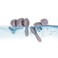 2 Pairs Soft Silicone Noise Reduction Ear Plugs with Storage Container Box