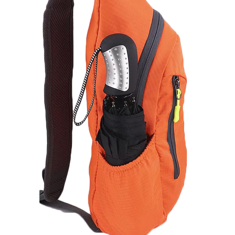 Crossbody Sling Backpack Zipped Chest Bag Outdoors Hiking Bag