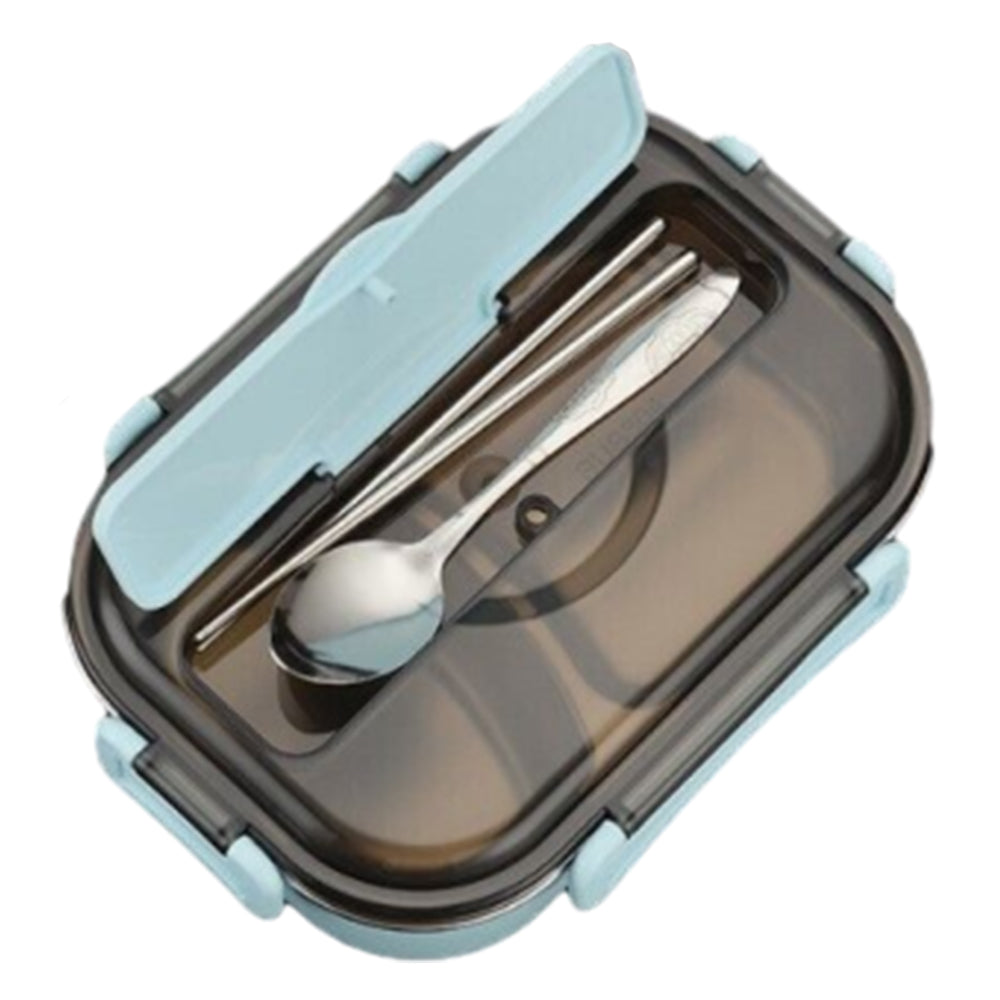304 Stainless Steel 2-Grid Insulated Bento Lunch Box with Compartments