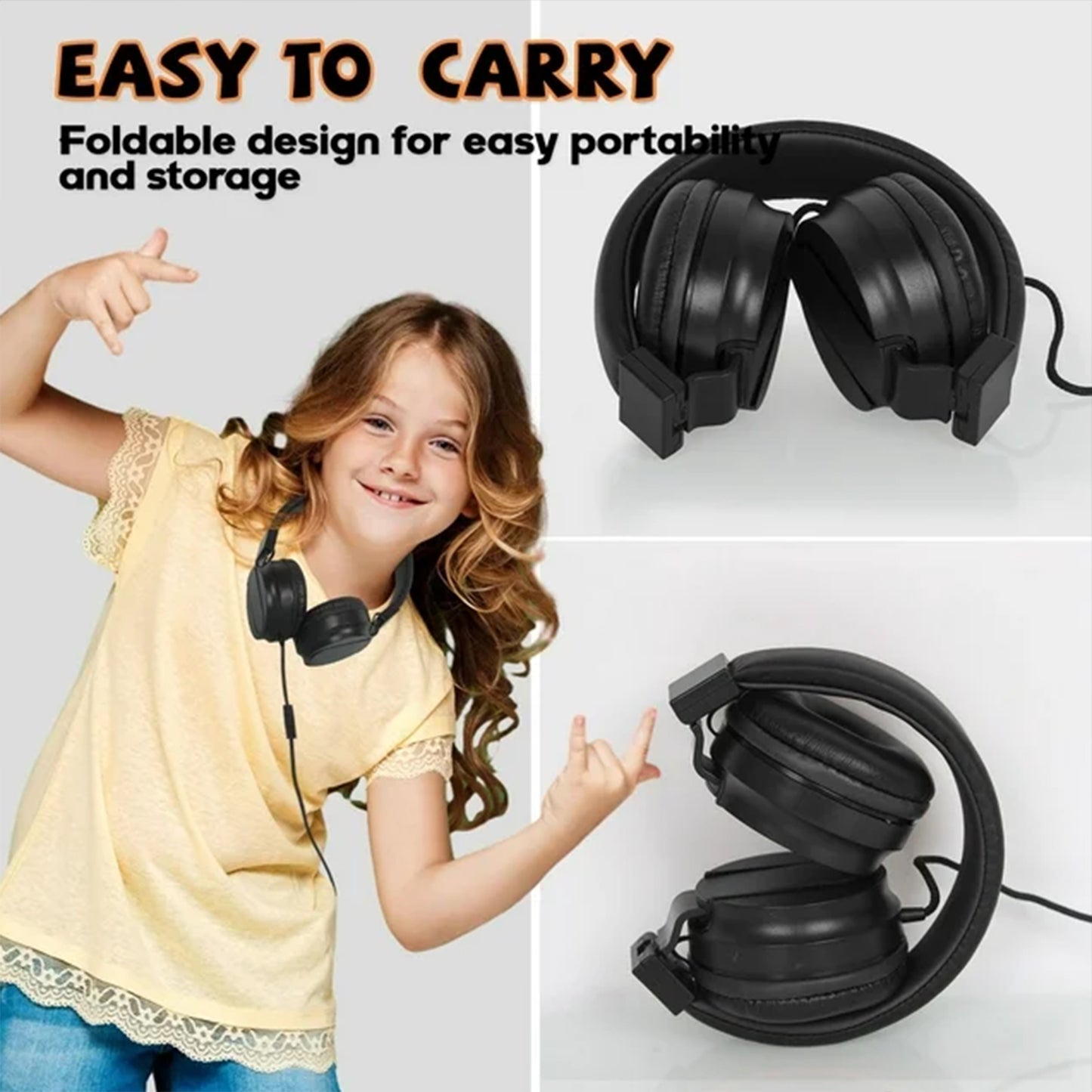 3.5mm Wired Gaming Headset MIC Headphones for PC Mac Laptop Phone