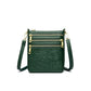 Genuine Leather Crossbody Shoulder Bag Multi-Compartment Water-resistant Handbag