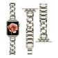 Metal Strap Band for Apple Watch Series 8 7 6 5 4 3 2 1 49mm 46mm 45mm 44mm 42mm-Champagne Gold
