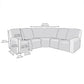 Corner Sofa Cover Anti Slip Covers Recliner Corner Sofa Protector