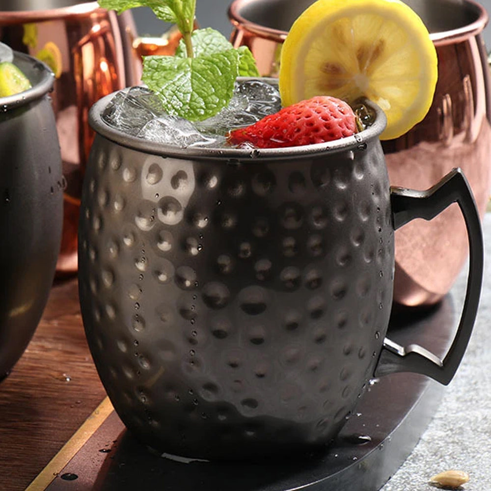 2Pcs Moscow Mule Stainless Steel Mug