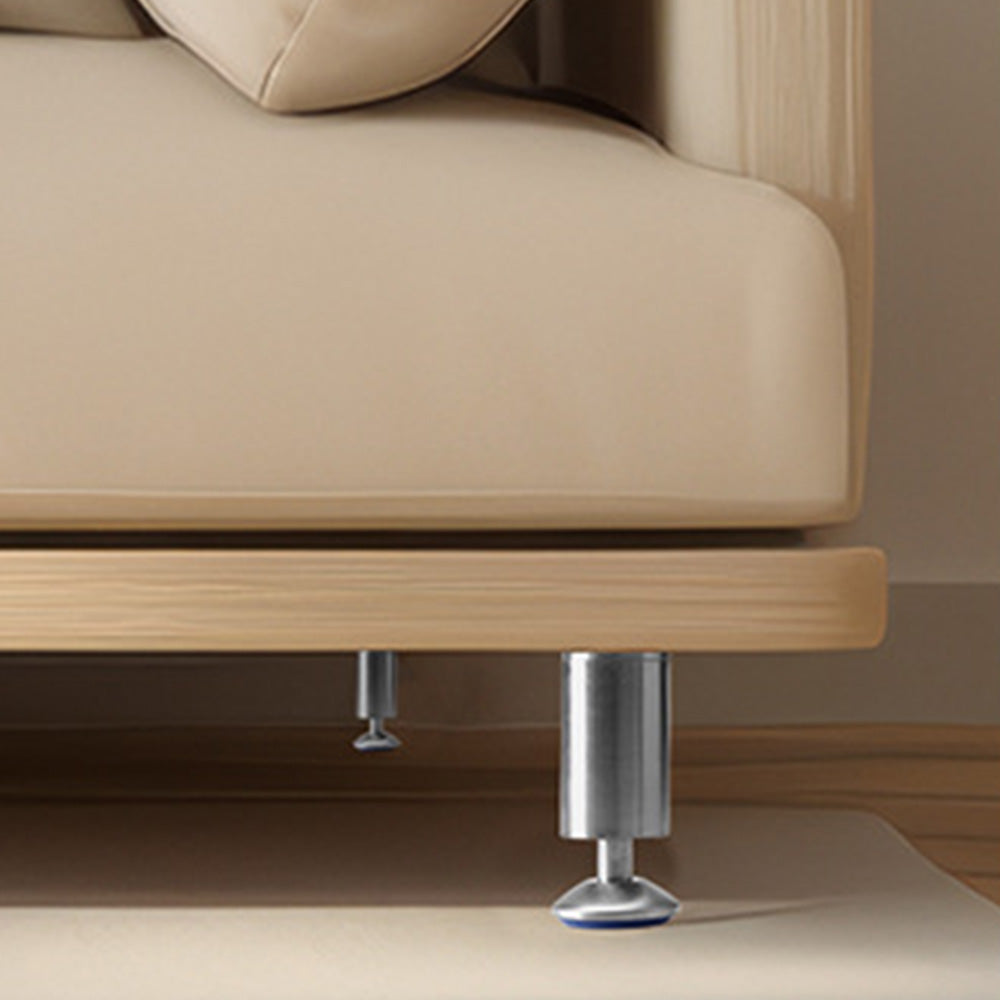 4 PCS Metal Furniture Legs Adjustable Stainless Steel Cabinet Feet for Bed Sofa Table