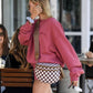 Checkered Crossbody Bag Bum Bag Women Sling Bag