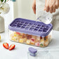 Ice Cube Tray with Lid and Bin for Freezer 64Pcs Ice Cube Mold