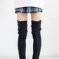 Womens Knitted Over Knee Socks for Fall and Winter Thick and Warm Long Stockings