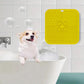 Silicone Dog Lick Mat with Spoon and Can Lid