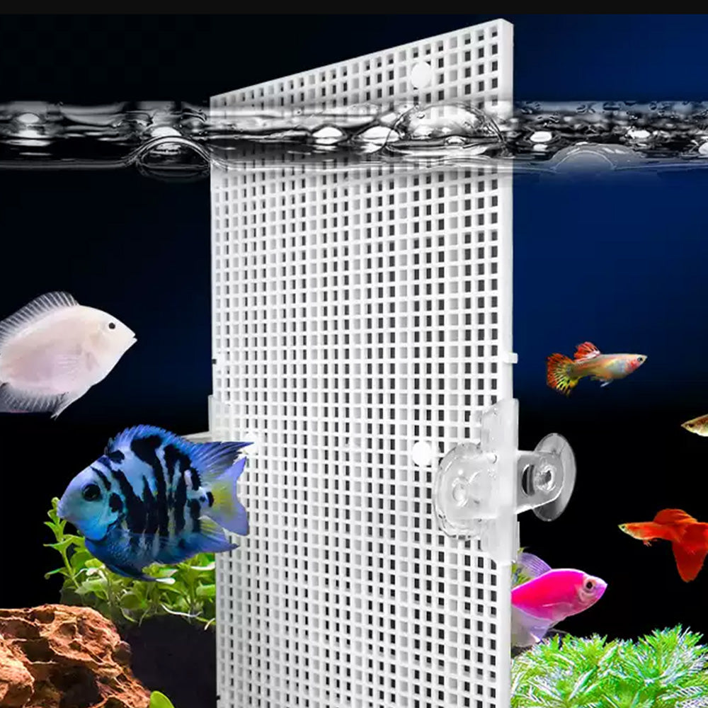 8 Piece Plastic Aquarium Grid Divider Set for Fish Tanks and Breeding