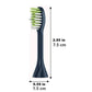 4Pcs Toothbrush Replacement Heads and Head Covers for Philips HY1100/1200/One Series