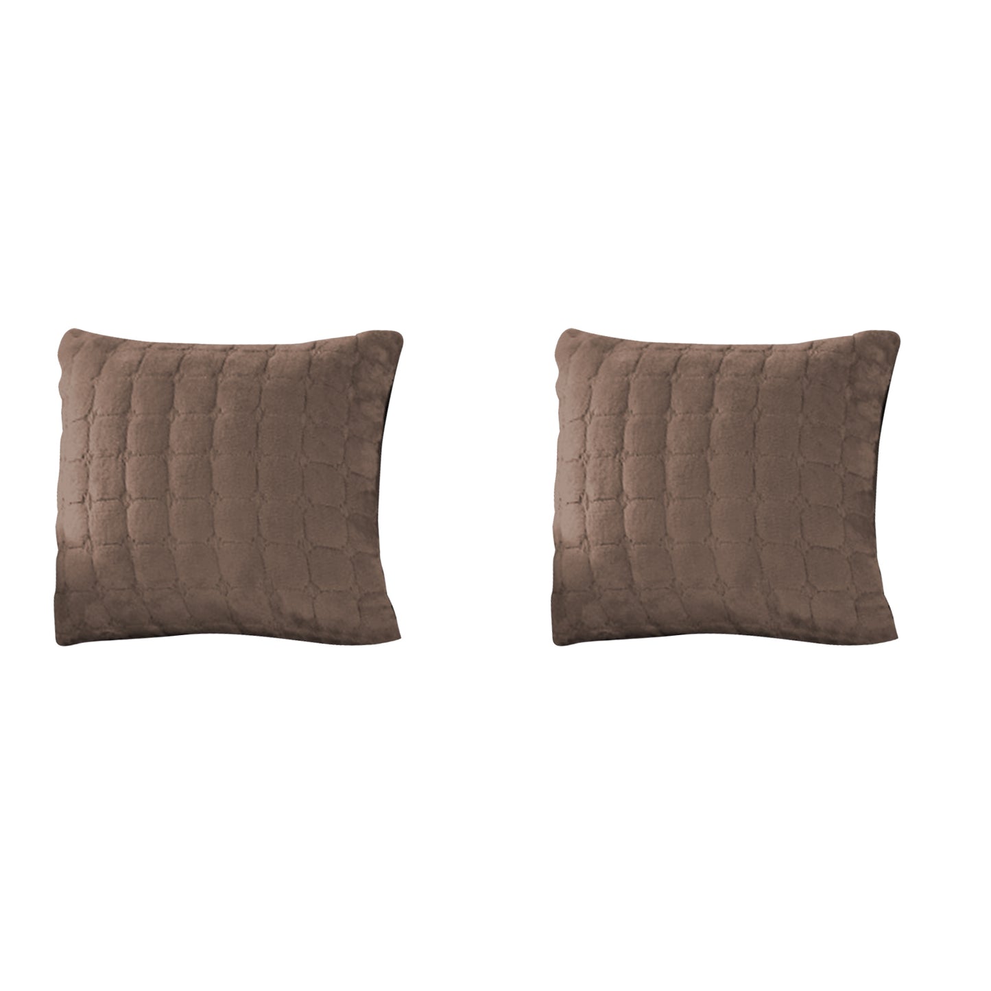 2Pcs Flannel Non-Slip Thickened Sofa Cushion Cover-Pillowcase