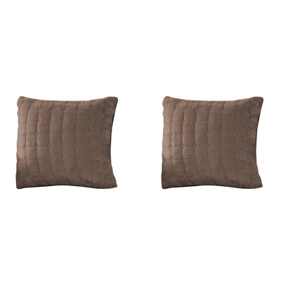 2Pcs Flannel Non-Slip Thickened Sofa Cushion Cover-Pillowcase