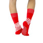 3Pairs Anti-Slip Sports Socks Non Skid Grip Socks-Yellow, Red, Orange