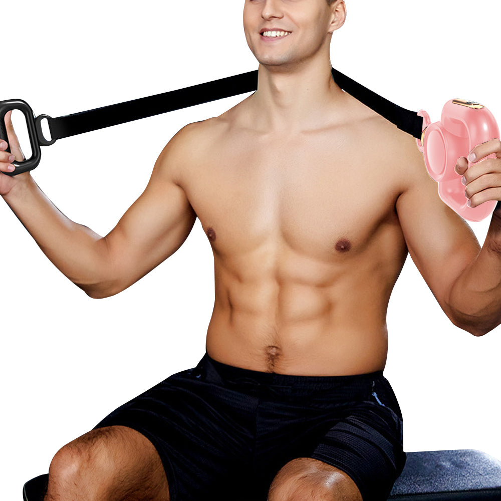 Handheld Muscle Massage Gun with Massage Belt and 4 Massage Heads