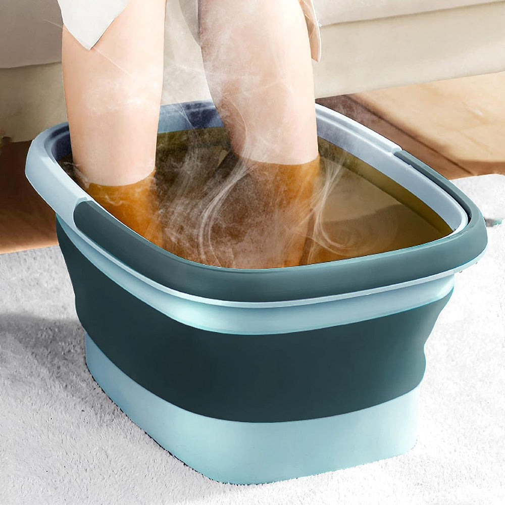 Collapsible Foot Bath Basin for Soaking Feet Foot Tub with Massage Acupoint