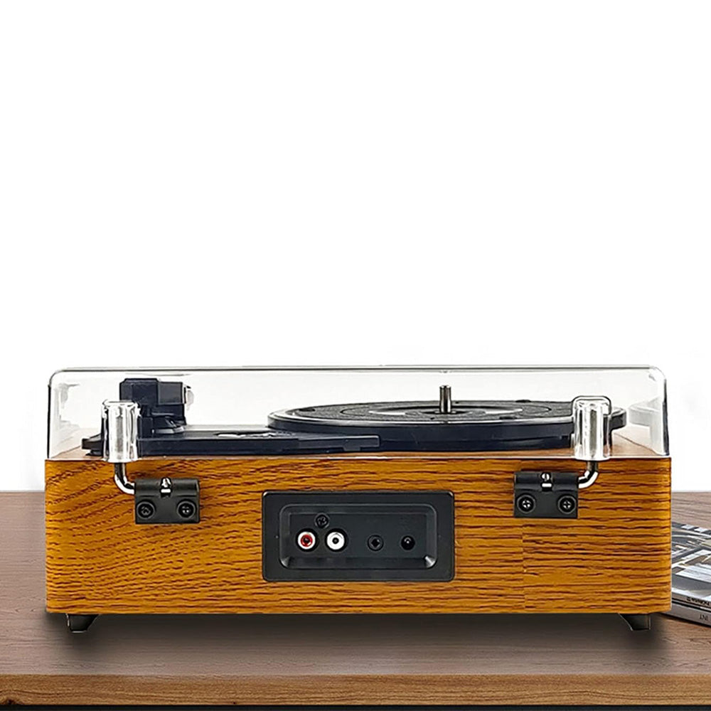 Portable Retro Bluetooth Vintage Vinyl Record Player with Speakers