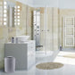 6 Piece Bathroom Accessories Set Soap Dish Soap Dispenser Toothbrush Holder Toilet Brush Trash Bin
