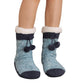 Womens Slipper Fuzzy Grips Socks Fluffy Winter Warm Thick Thermal Cozy Plush Non Slip Cabin Soft Fleece Socks