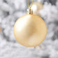 Christmas Ball Ornaments Christmas Tree Decoration-Gold and Tree Top Star and Letter Plaque