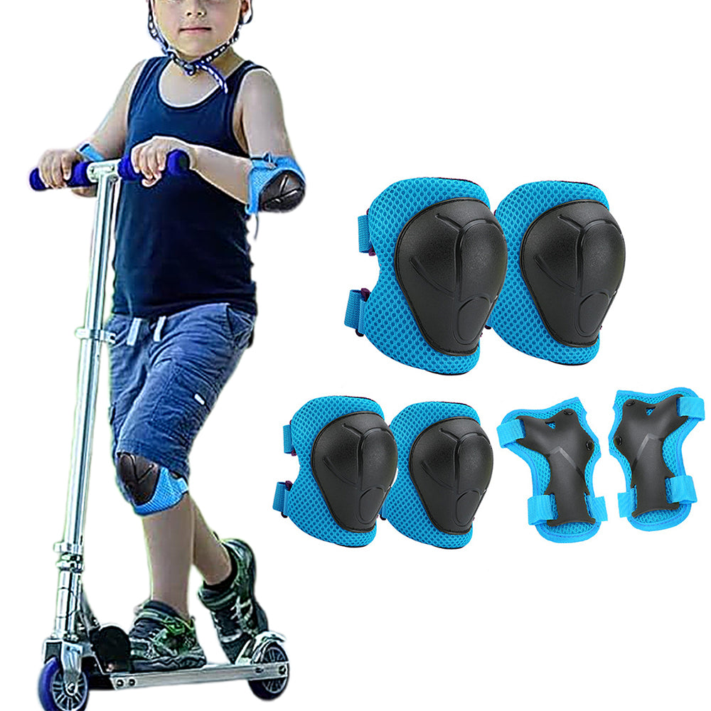 6 in 1 Protective Gear Set Knee Pads Elbow Pads Wrist Guards