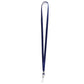 50 Flat Polyester ID Badge Lanyards with 360 Degree Swivel Hooks