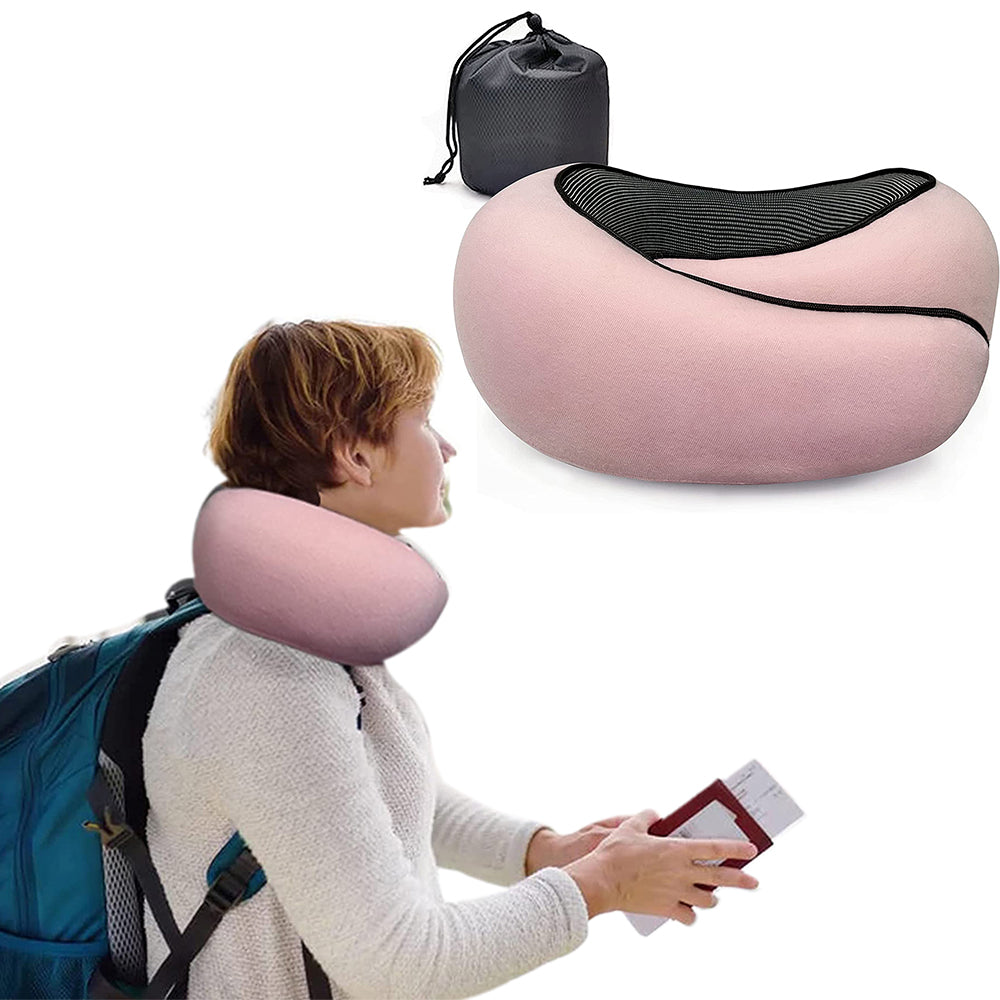 Memory Foam Travel Pillow for Sleep Neck Pillow