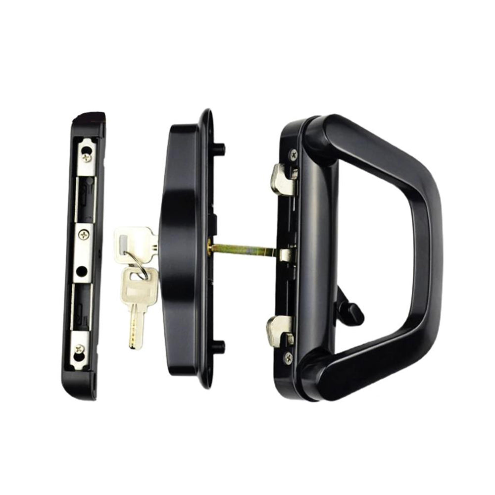 Sliding Door Lock Handle Security Door Locks Set with Keys