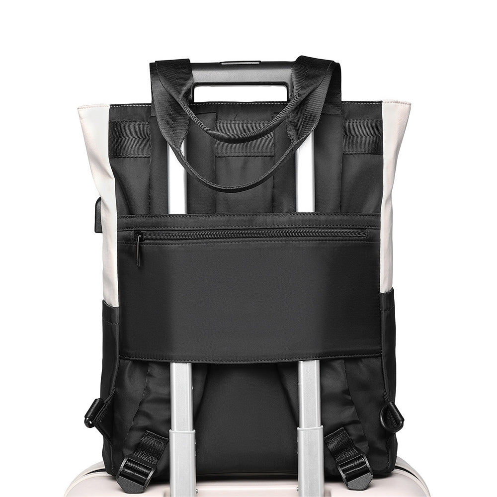 Water Resistant Travel Laptop Backpack with USB Charging Port