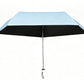 Black Coated Compact Folding Umbrella Lightweight Portable Pocket Umbrella