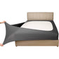 Elastic Box Spring Cover Stretchy Wrap Around 4 Sides Bed Skirt for Hotel Home