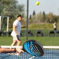 Carbon Fiber Paddle Tennis Racket with EVA Core and Carry Bag for Beach or Court