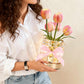 Tulip Flower Lamp Valentine Day Gifts 3 Color Dimming Night Light