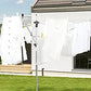 Waterproof Rotary Airer Cover Clotheslines Cover with Zipper Clothes Dryer Shield