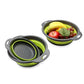 3 Piece Foldable Colander Set for Kitchen Use